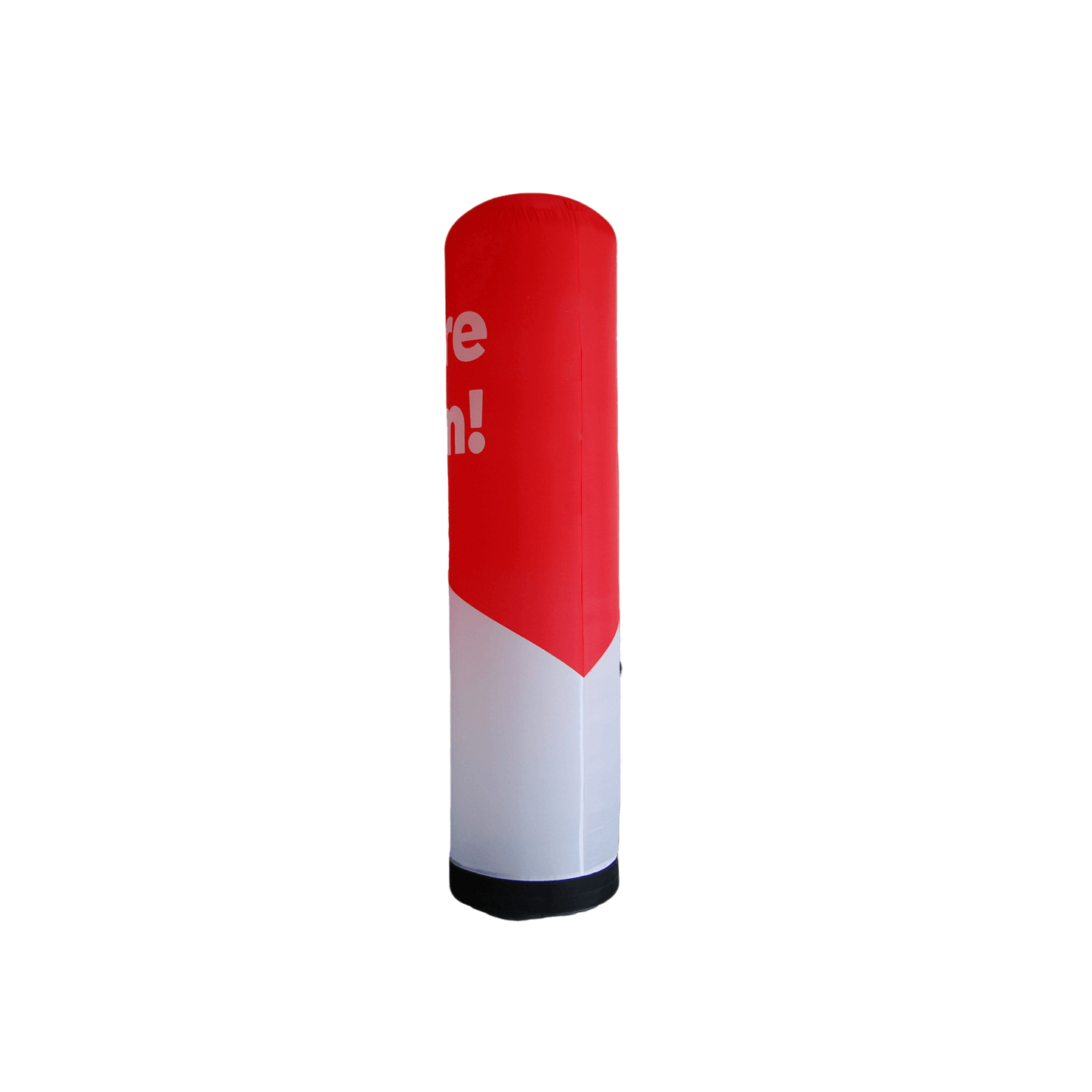 KeepFuns Red and white color matching inflatable lamp post advertising luminous column activity decoration LED inflatable display props