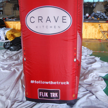 KeepFuns Red food truck inflatable model, food brand promotion inflatable model, event marketing display props