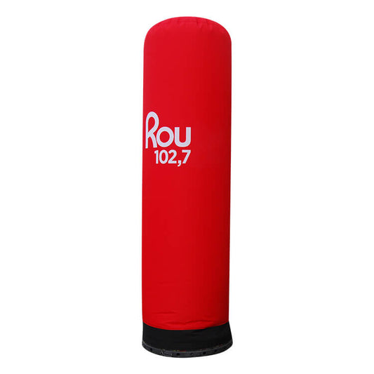 KeepFuns Red inflatable advertising lamp post radio brand promotion inflatable model outdoor publicity luminous column props