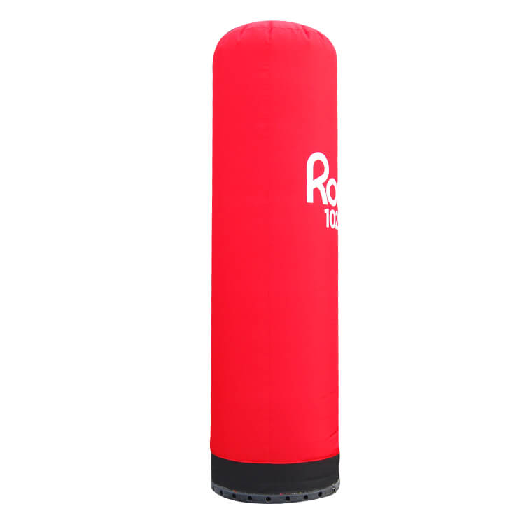 KeepFuns Red inflatable advertising lamp post radio brand promotion inflatable model outdoor publicity luminous column props