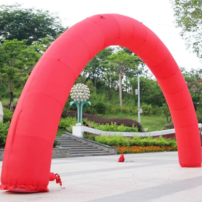 KeepFuns Red inflatable semicircular advertising arch Opening ceremony arch Outdoor event welcome arch Custom printed arch