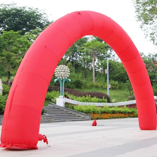 KeepFuns Red inflatable semicircular advertising arch Opening ceremony arch Outdoor event welcome arch Custom printed arch