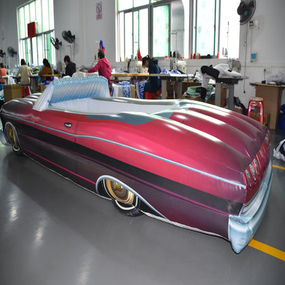 KeepFuns Retro convertible inflatable model, creative pool float, car-themed water toy