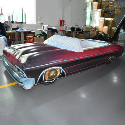 KeepFuns Retro convertible inflatable model, creative pool float, car-themed water toy