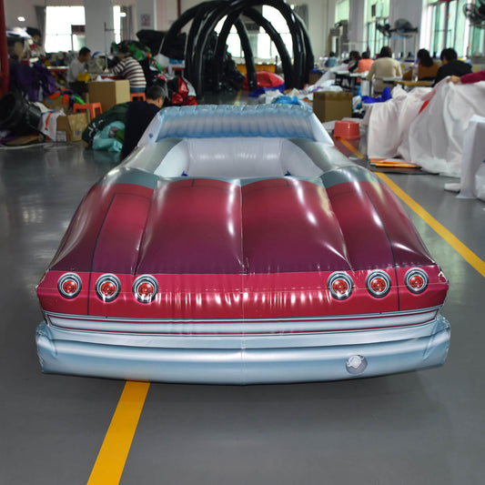 KeepFuns Retro convertible inflatable model, creative pool float, car-themed water toy