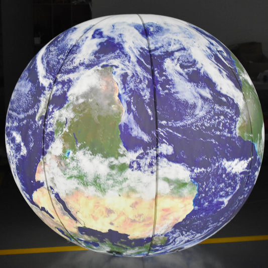 KeepFuns Simulated Earth Inflatable Advertising Balloon Large Planet Inflatable Model Astronomy Science Exhibition Props Commercial Activity Decoration Balloon