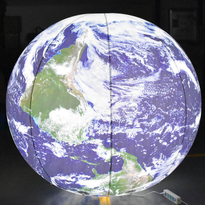 KeepFuns Simulated Earth Inflatable Advertising Balloon Large Planet Inflatable Model Astronomy Science Exhibition Props Commercial Activity Decoration Balloon