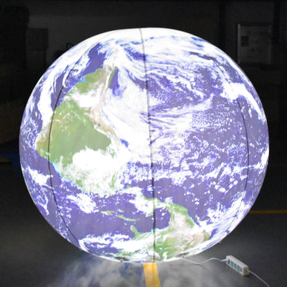 KeepFuns Simulated Earth Inflatable Advertising Balloon Large Planet Inflatable Model Astronomy Science Exhibition Props Commercial Activity Decoration Balloon