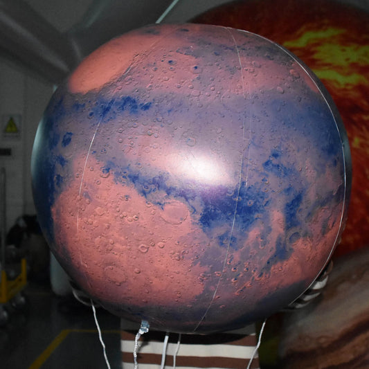 KeepFuns Simulated Mars inflatable advertising ball, astronomy science exhibition inflatable model, commercial activity planet theme decoration props