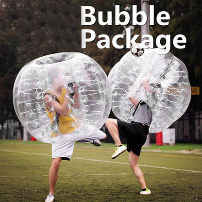 KeepFuns Transparent inflatable bumper ball set Outdoor bubble football props Adult and children's fun sports equipment