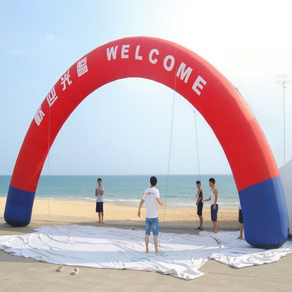 KeepFuns Various styles of inflatable semicircular advertising arches, outdoor music festivals, beach event arches, custom slogan brand promotion arches, inflatable arches suitable for multiple scenes