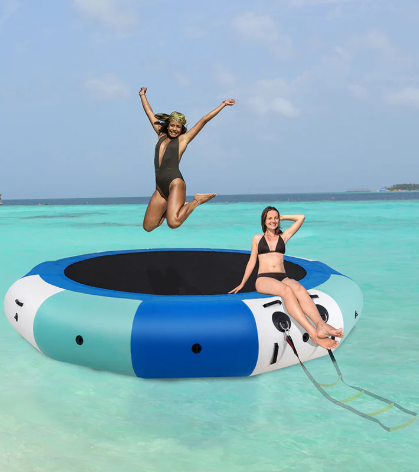 Water Trampoline, Inflatable Floating Mat,size 85*47*21/74*51*37cm