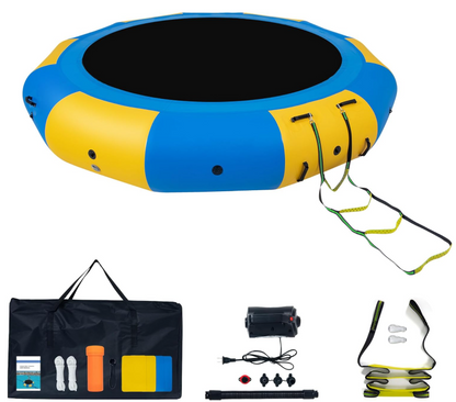 Water Trampoline, Inflatable Floating Mat,size 85*47*21/74*51*37cm