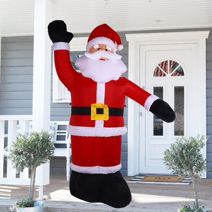 Air Force Waving Santa Claus Christmas Inflatable Outdoor Decoration 2.4m