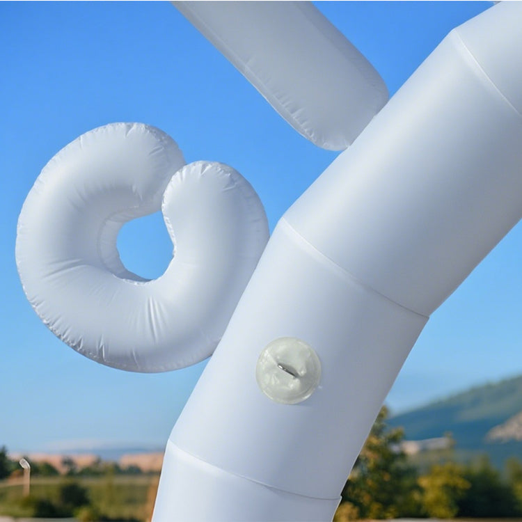 KeepFuns White letter shape inflatable arch, creative arch for club activities, outdoor party decoration arch, customized text advertising arch