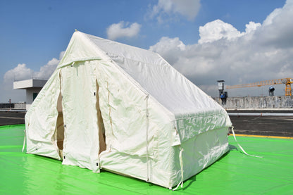 KeepFuns White outdoor inflatable tent camping large tent family gathering picnic sun and rainproof tent