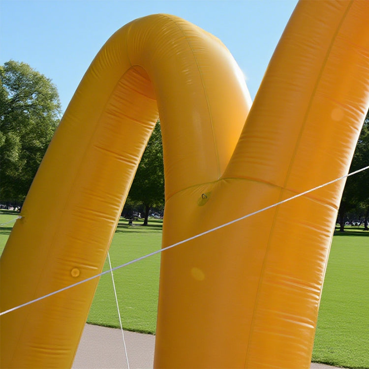 KeepFuns Yellow McDonald's iconic special-shaped advertising arch, brand event inflatable arch, fast food store promotion arch, customized brand logo arch