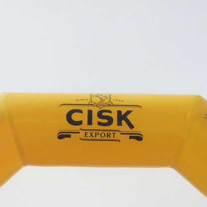 KeepFuns Yellow bevel inflatable advertising arch brand promotion event arch outdoor beer festival arch custom LOGO slogan arch
