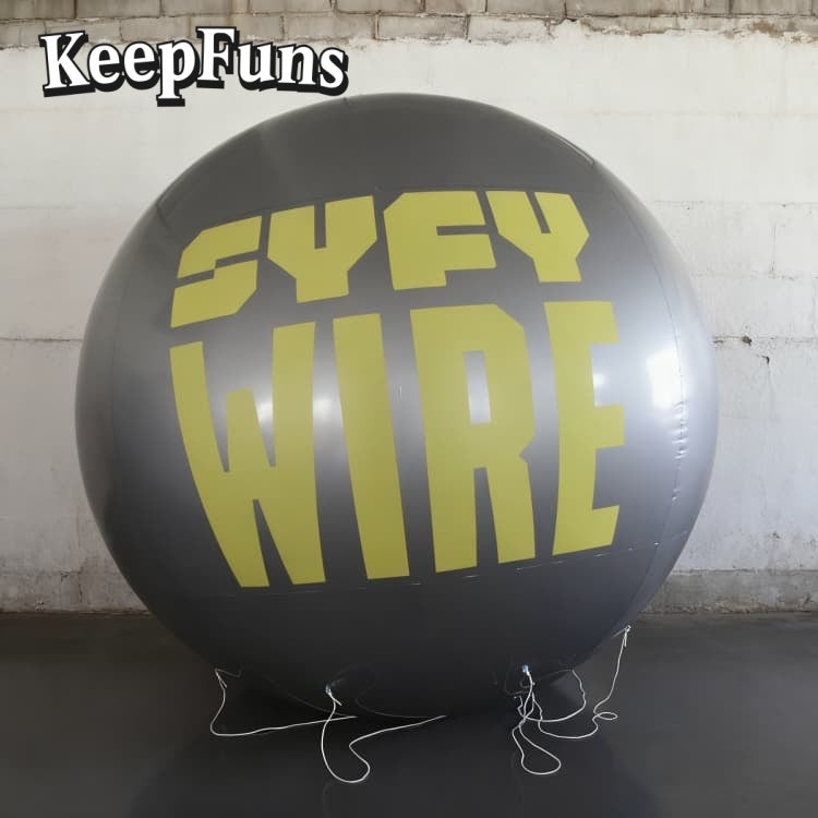 KeepFuns PVC Inflatable Balloons, customizable in size and Logo, made of waterproof and durable material, suitable for mall decorations, party decorations, theme events, and advertising promotions.