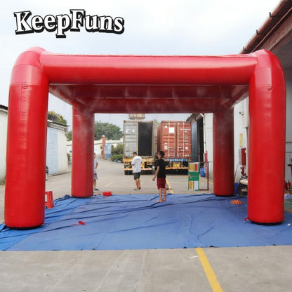 KeepFuns Red Inflatable Arch Tent