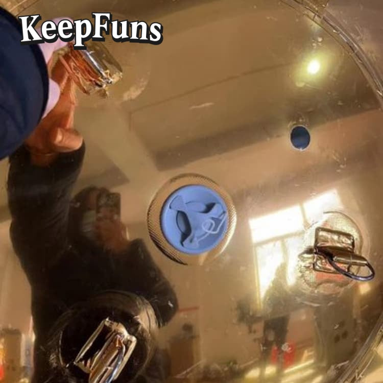 KeepFuns PVC Inflatable Mirror Balloons, customizable in size and Logo, made of waterproof and durable material, suitable for mall decorations, party decorations, theme events, and advertising campaigns.